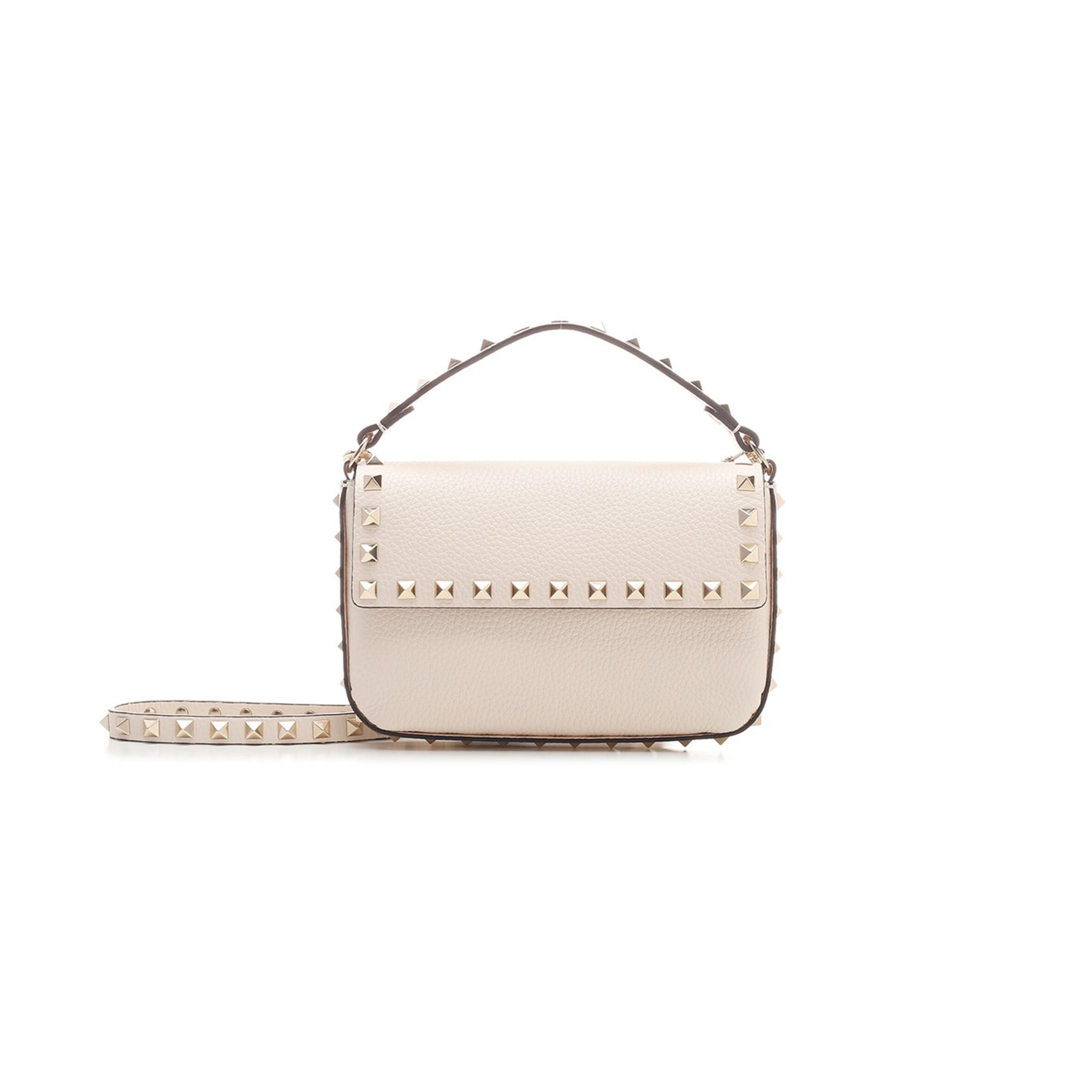Va1e*ntin0 garavani rockstud leather bag vw0p0w07vsh (19*12*3cm)